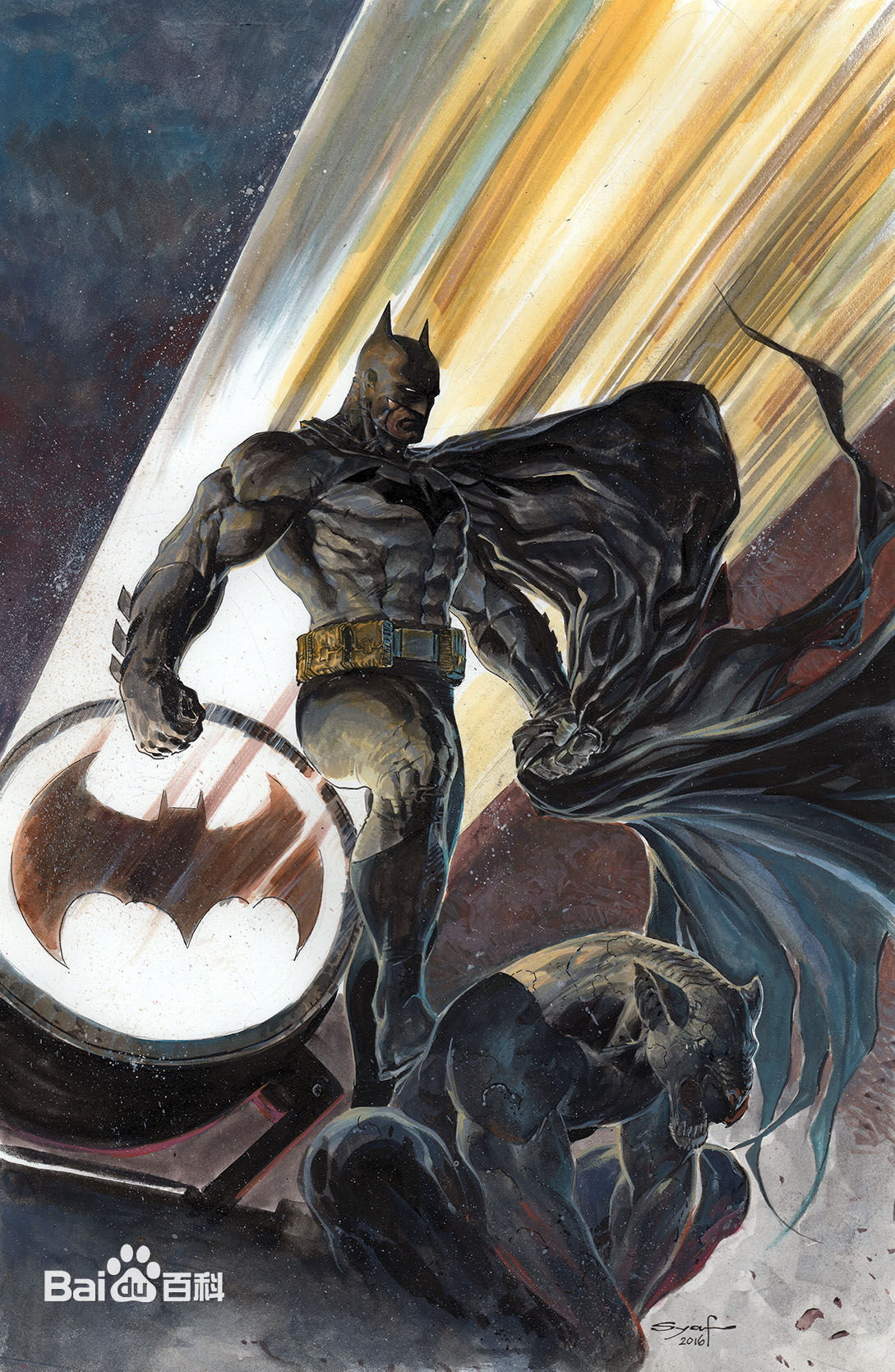 布鲁斯·韦恩(Bruce Wayne)蝙蝠侠前后照片