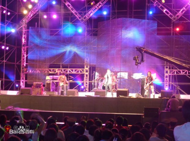 信乐团(Shin)2010年北京朝阳音乐节前后照片