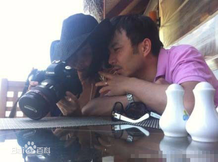 杨乐乐与汪涵生活照