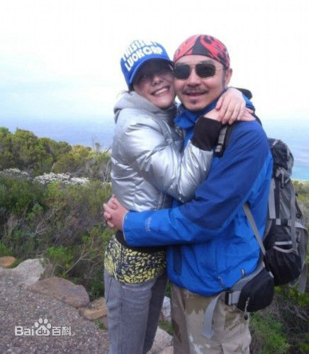 杨乐乐与汪涵生活照