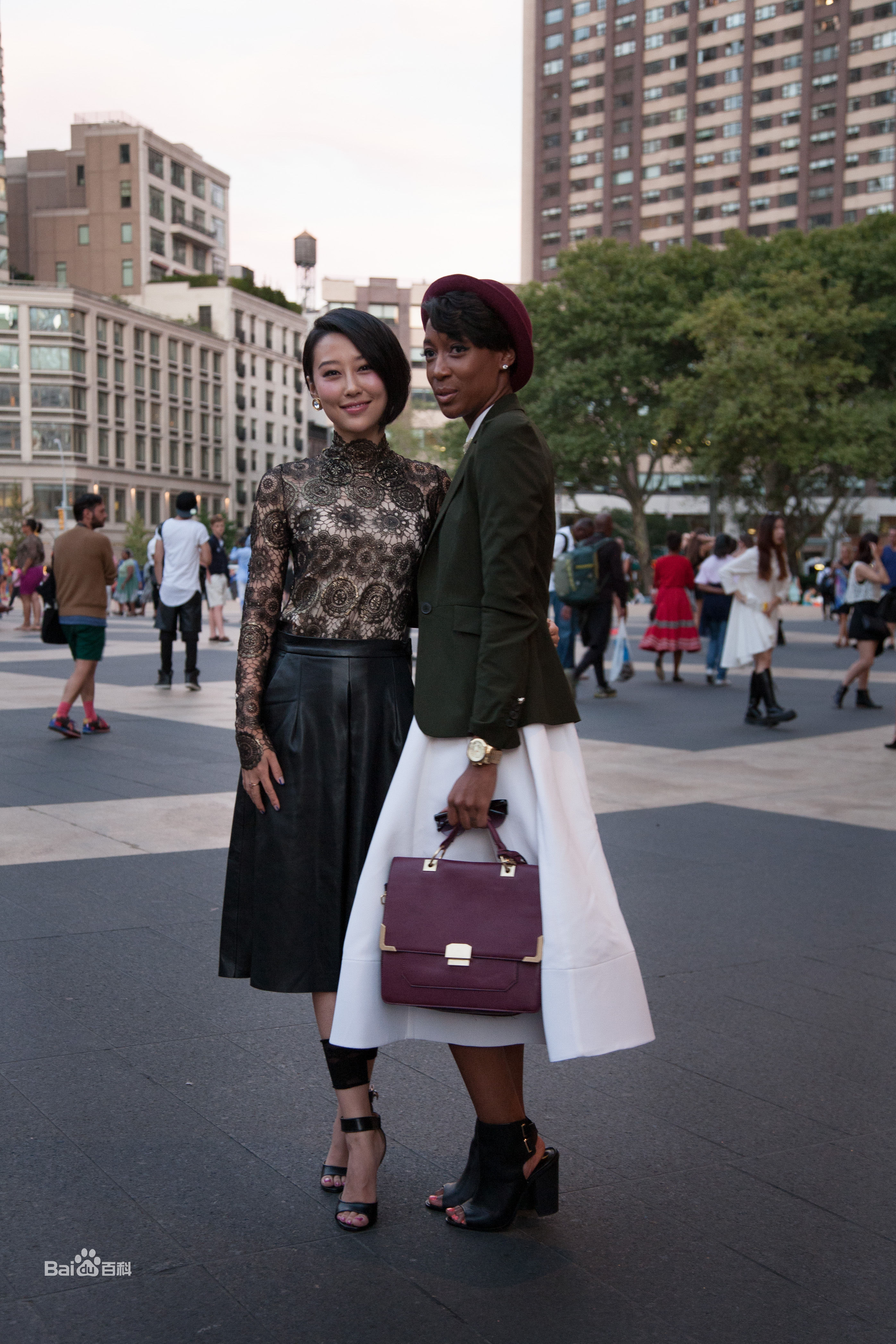 马梓涵(Ivy)纽约时装周生活照