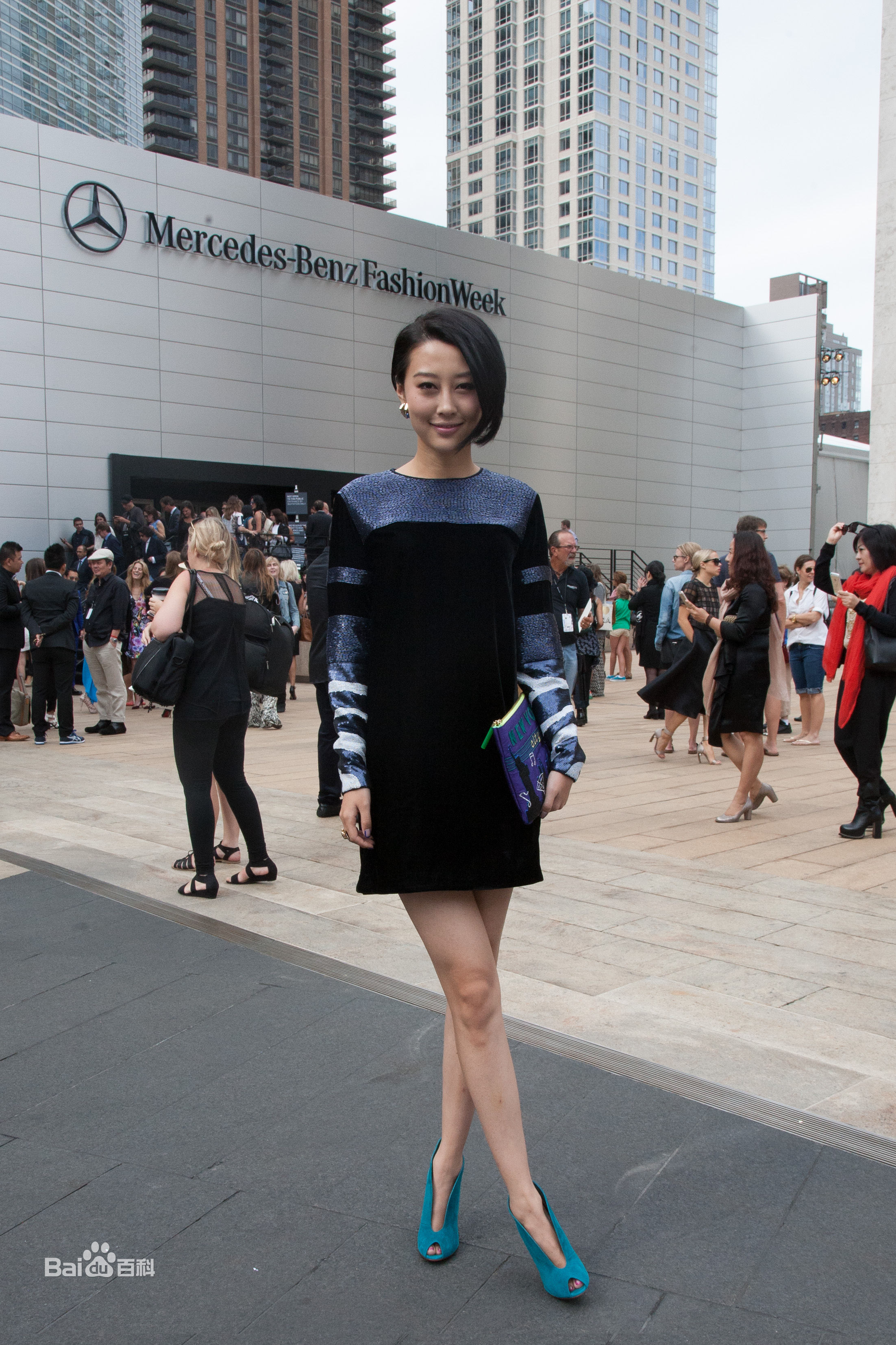 马梓涵(Ivy)纽约时装周生活照