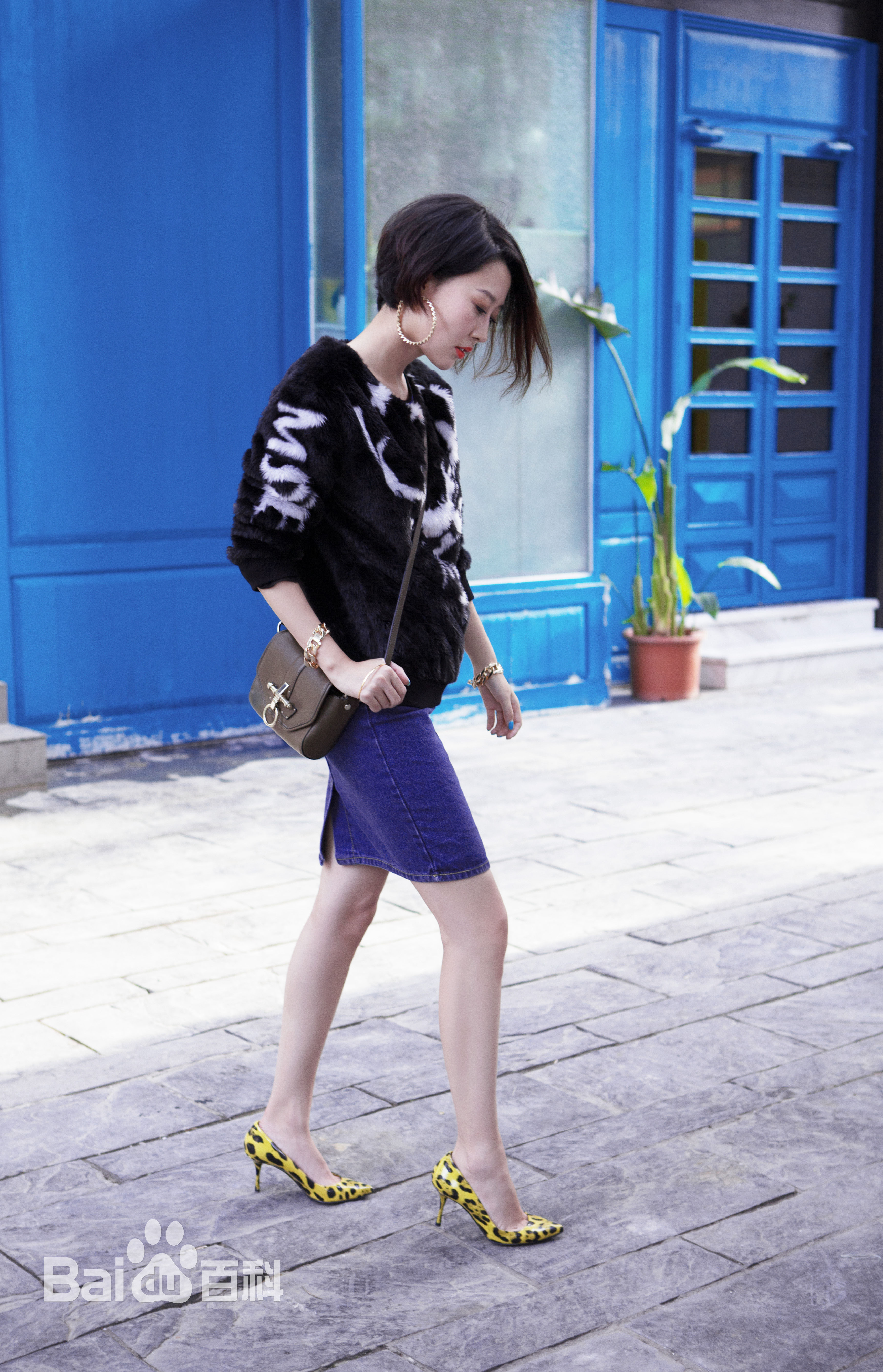 马梓涵(Ivy)街拍前后照片