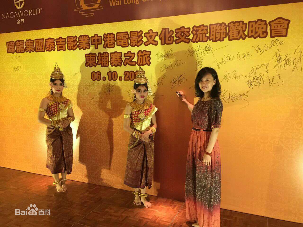 李菲行业活动素颜照壁纸