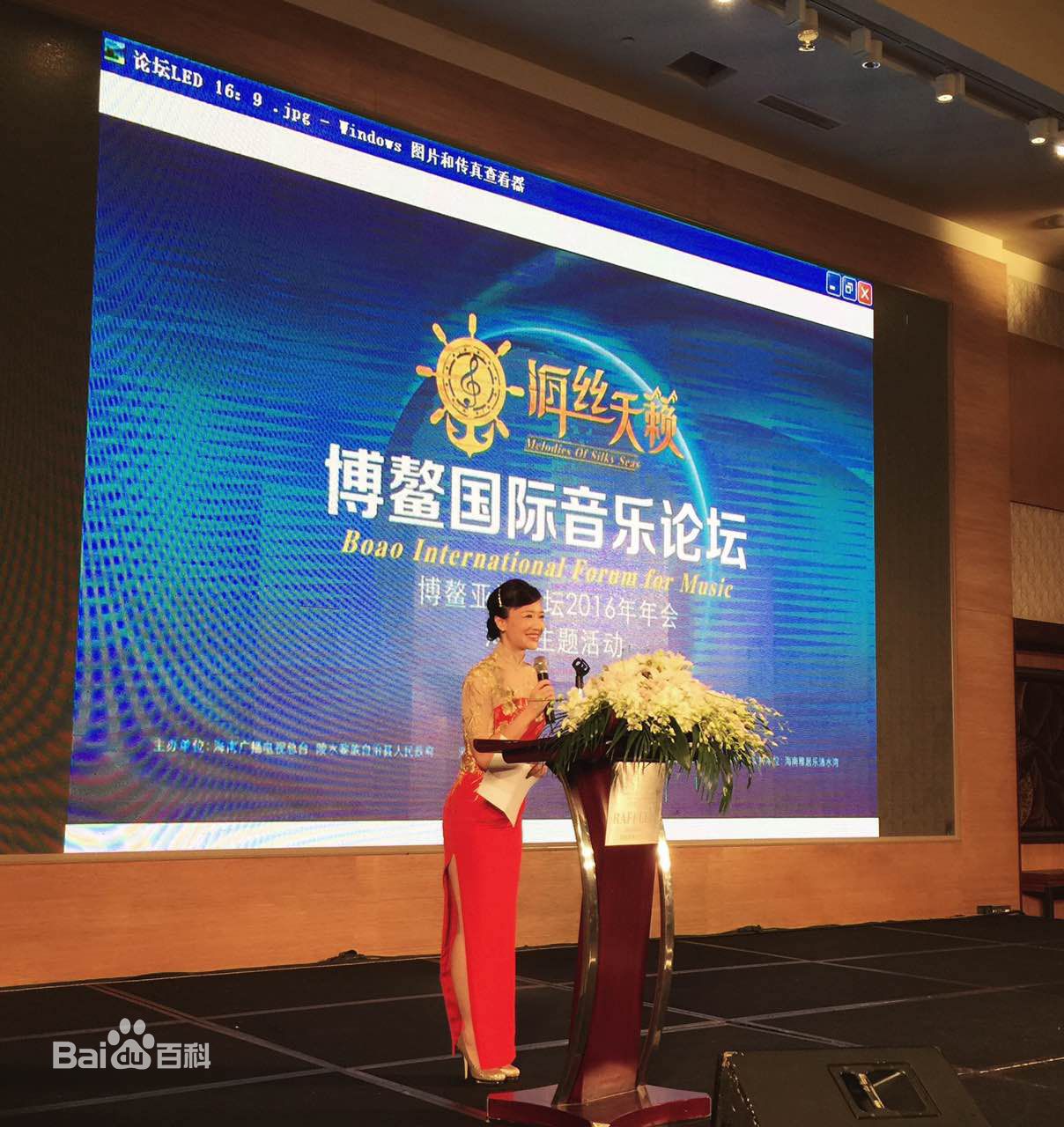 李菲行业活动素颜照壁纸