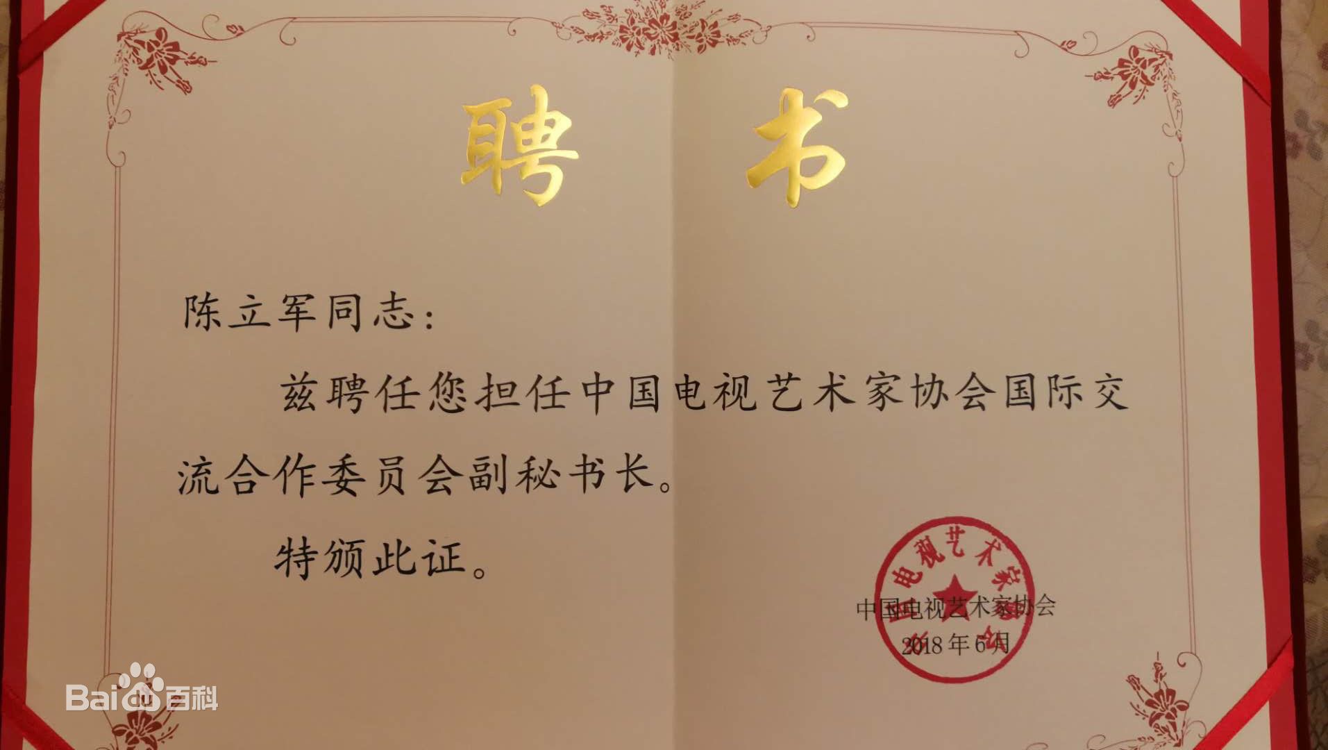 陈立军工作照素颜照相册