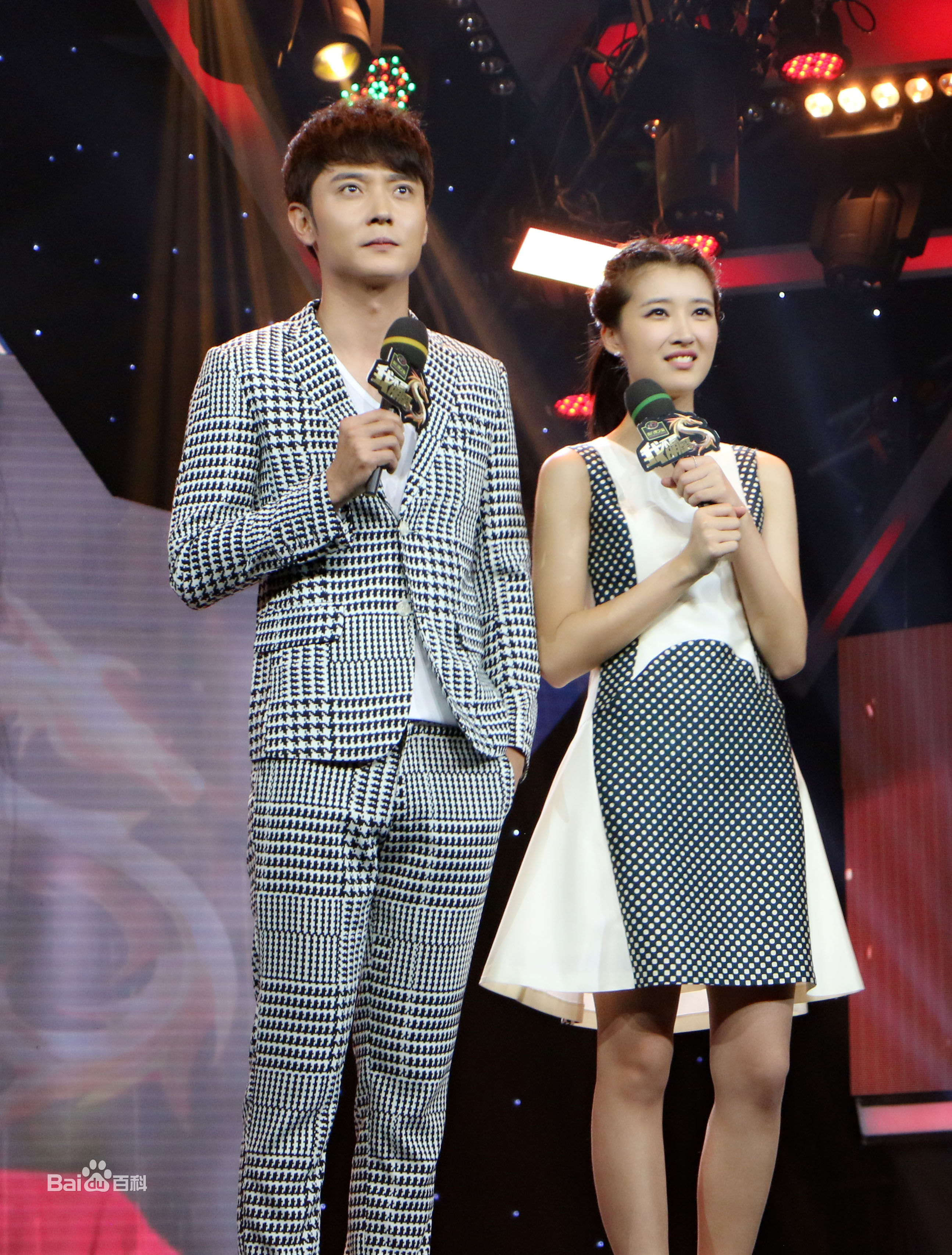 奚望节目现场前后照片