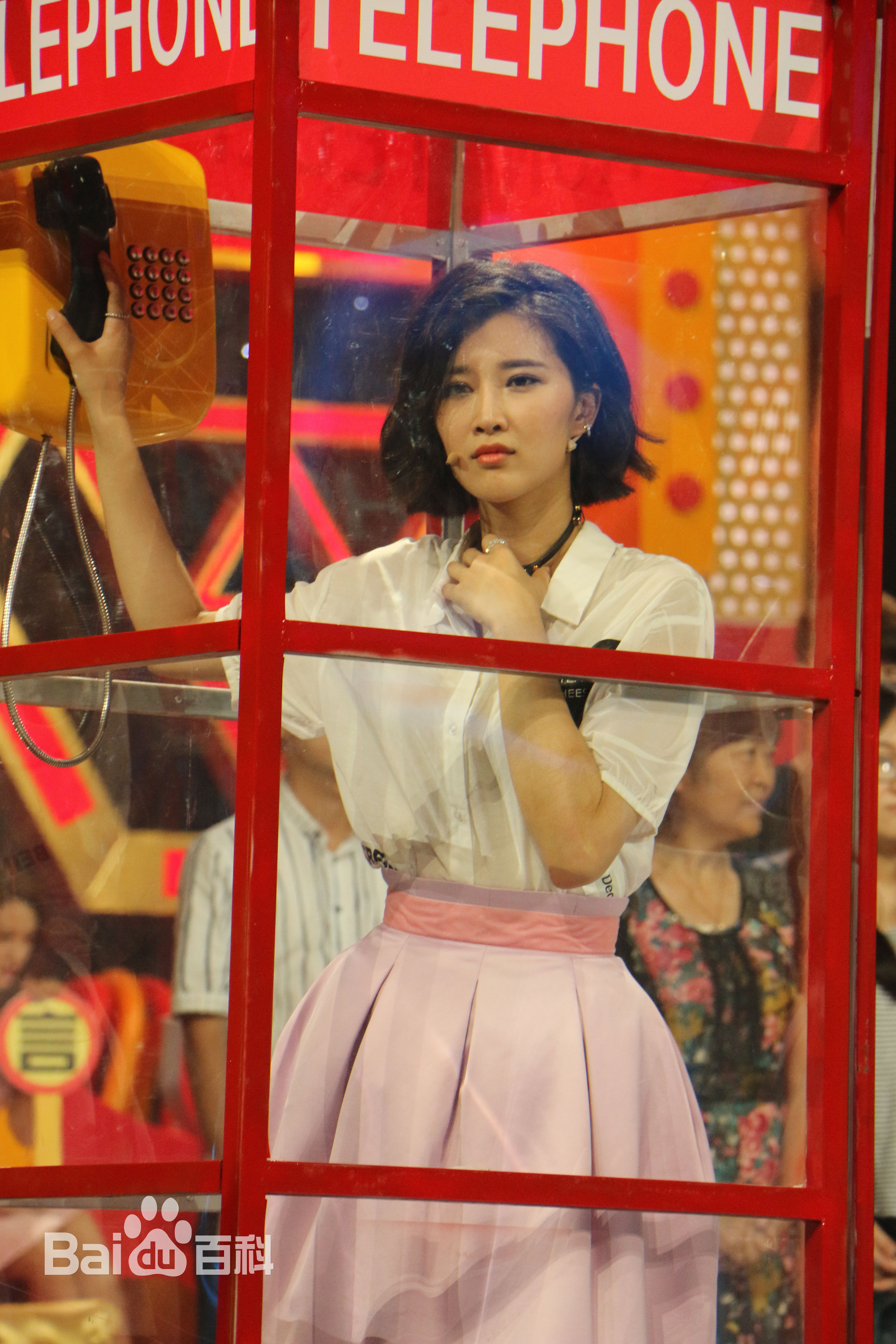 奚望节目现场前后照片