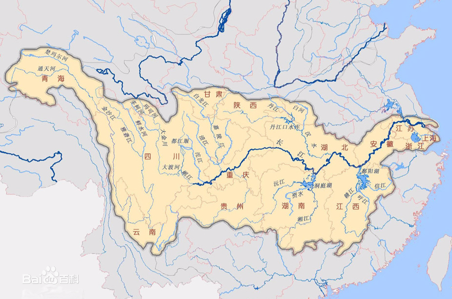 长江(the Changjiang River/the Yangtze River)前后照片