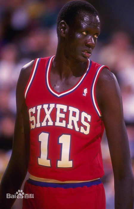 马努特·博尔(Manute Bol)76人时期性感图片图集