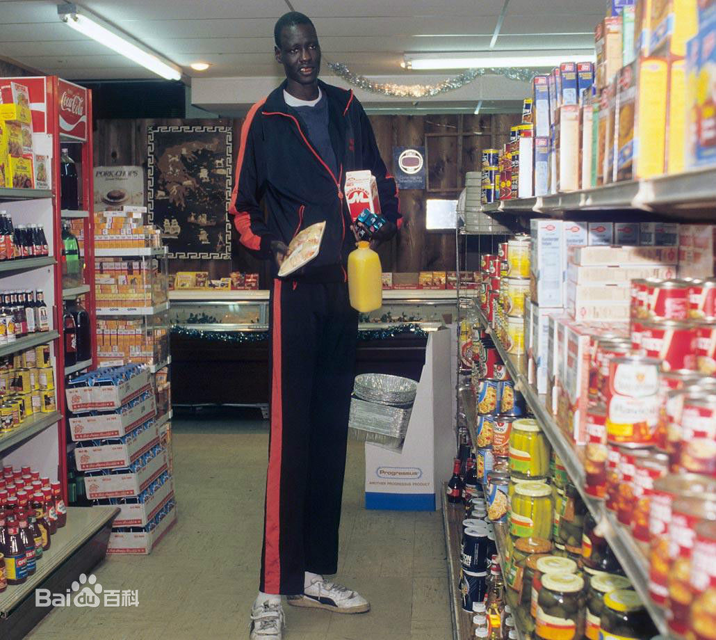 马努特·博尔(Manute Bol)生活中的马努特·波尔图片图集