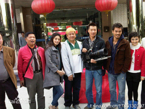 夏如芝在电影《为你而来》花絮中的