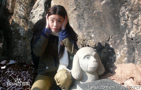 夏如芝在电影《为你而来》花絮中的