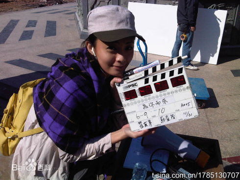 夏如芝在电影《为你而来》花絮中的