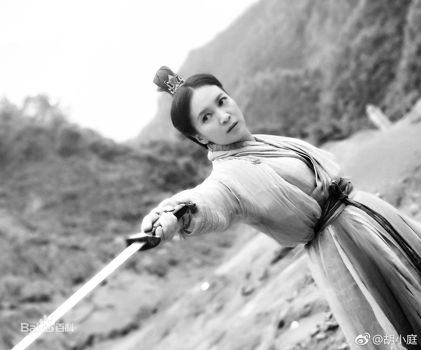 胡小庭影视形象素颜照相册