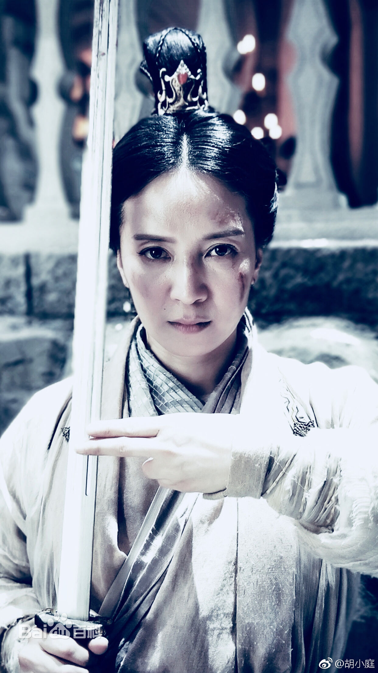 胡小庭影视形象素颜照相册