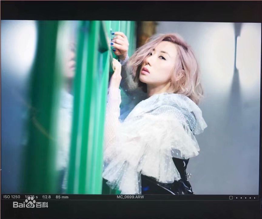 泳儿(Vincy Chan)壁纸前后照片