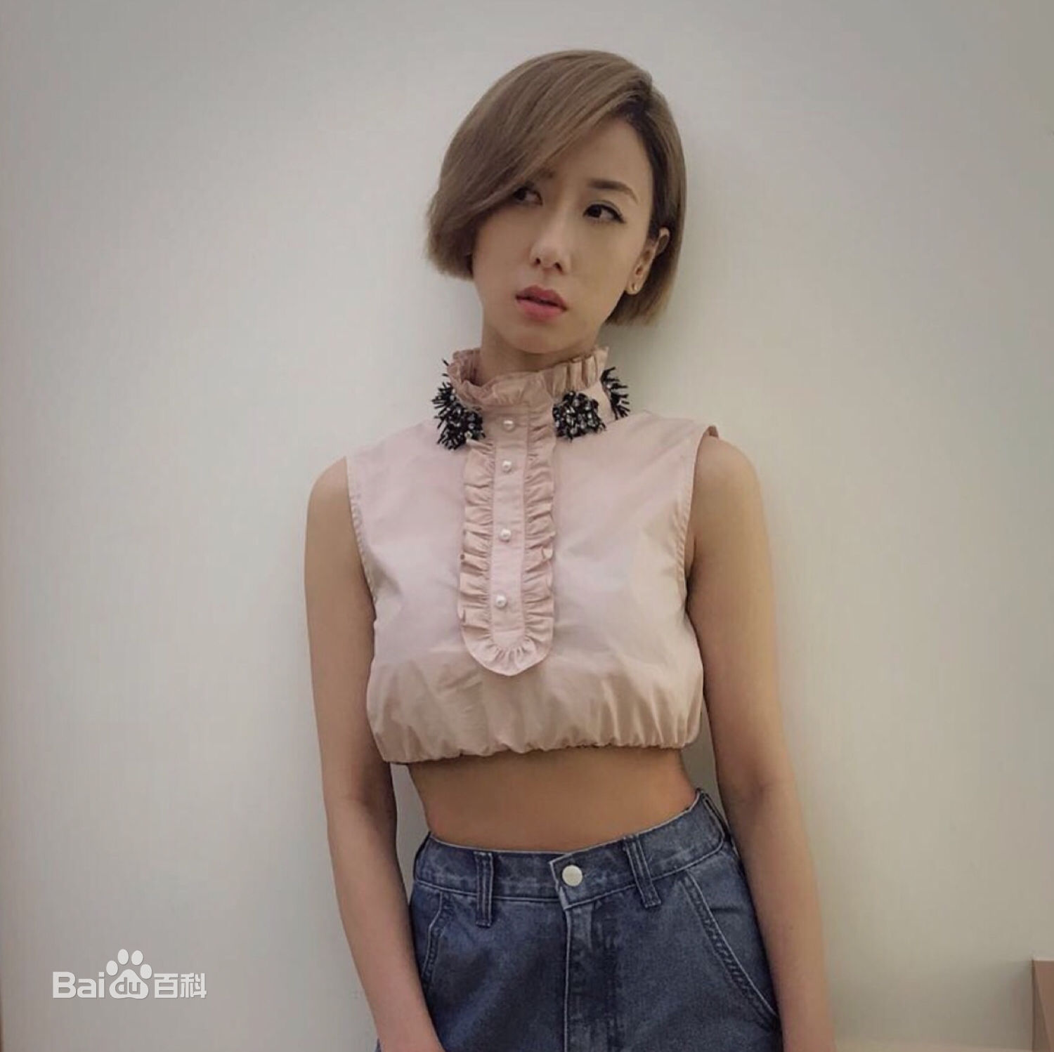 泳儿(Vincy Chan)美图（陈家欣）素颜照相册