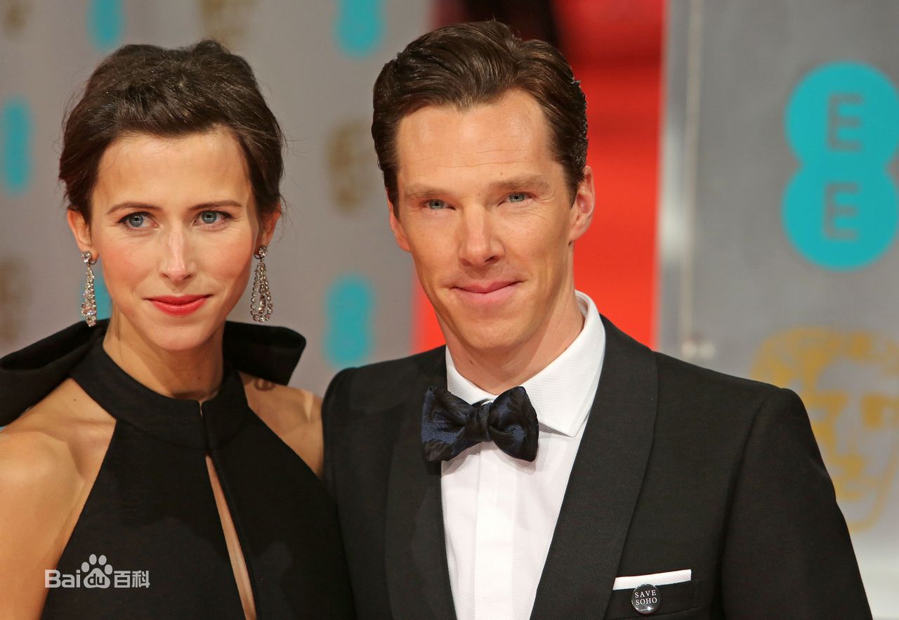 本尼迪克特·蒂莫西·卡尔顿·康伯巴奇(Benedict Timothy Carlton Cumberbatch)本尼和苏菲生活照