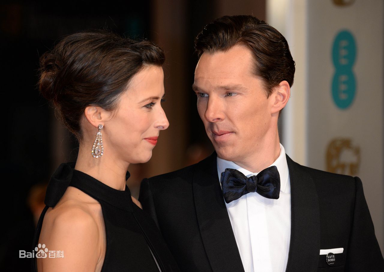 本尼迪克特·蒂莫西·卡尔顿·康伯巴奇(Benedict Timothy Carlton Cumberbatch)本尼和苏菲生活照