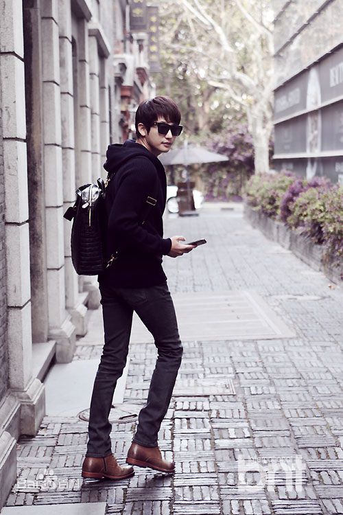 朴施厚(，Park Si Hoo)201401上海行图册素颜照相册