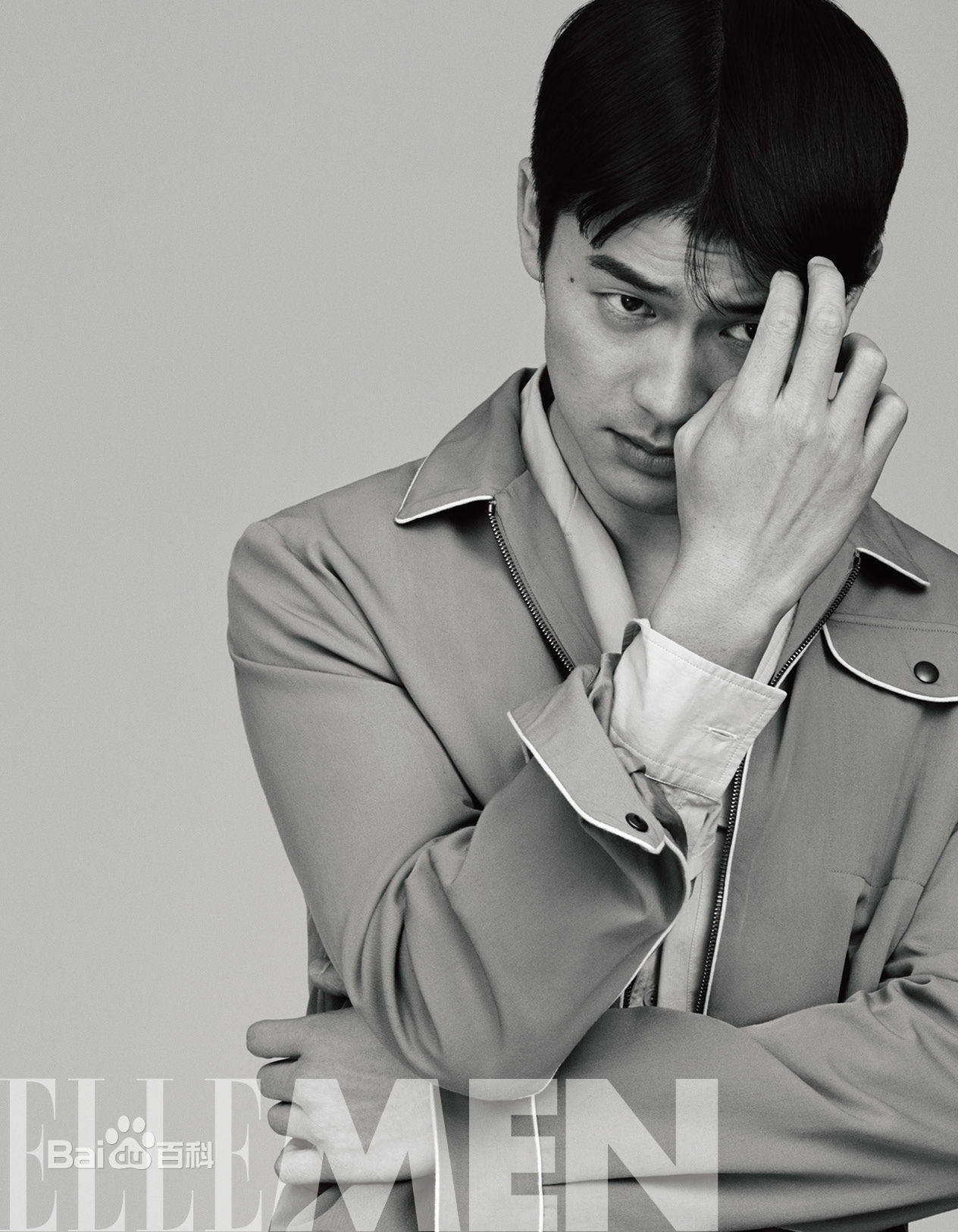 靳锦最新《ELLEMEN》杂志拍摄壁纸