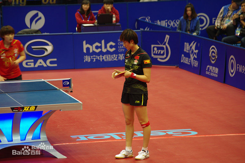 丁宁比赛训练图素颜照相册