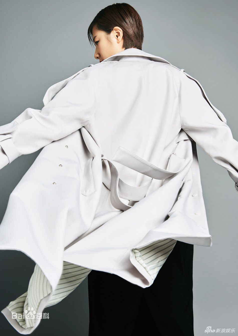 丁宁-时尚大片前后照片