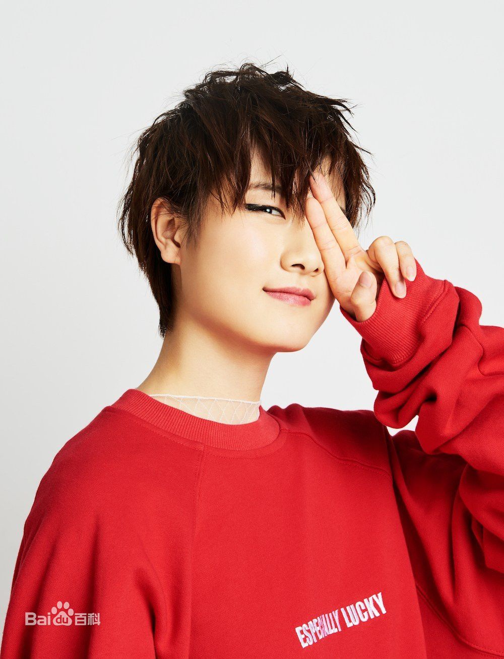 丁宁-时尚大片前后照片