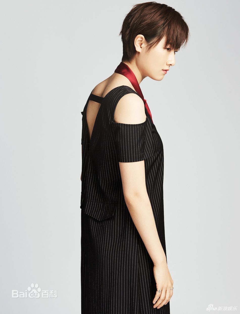 丁宁-时尚大片前后照片