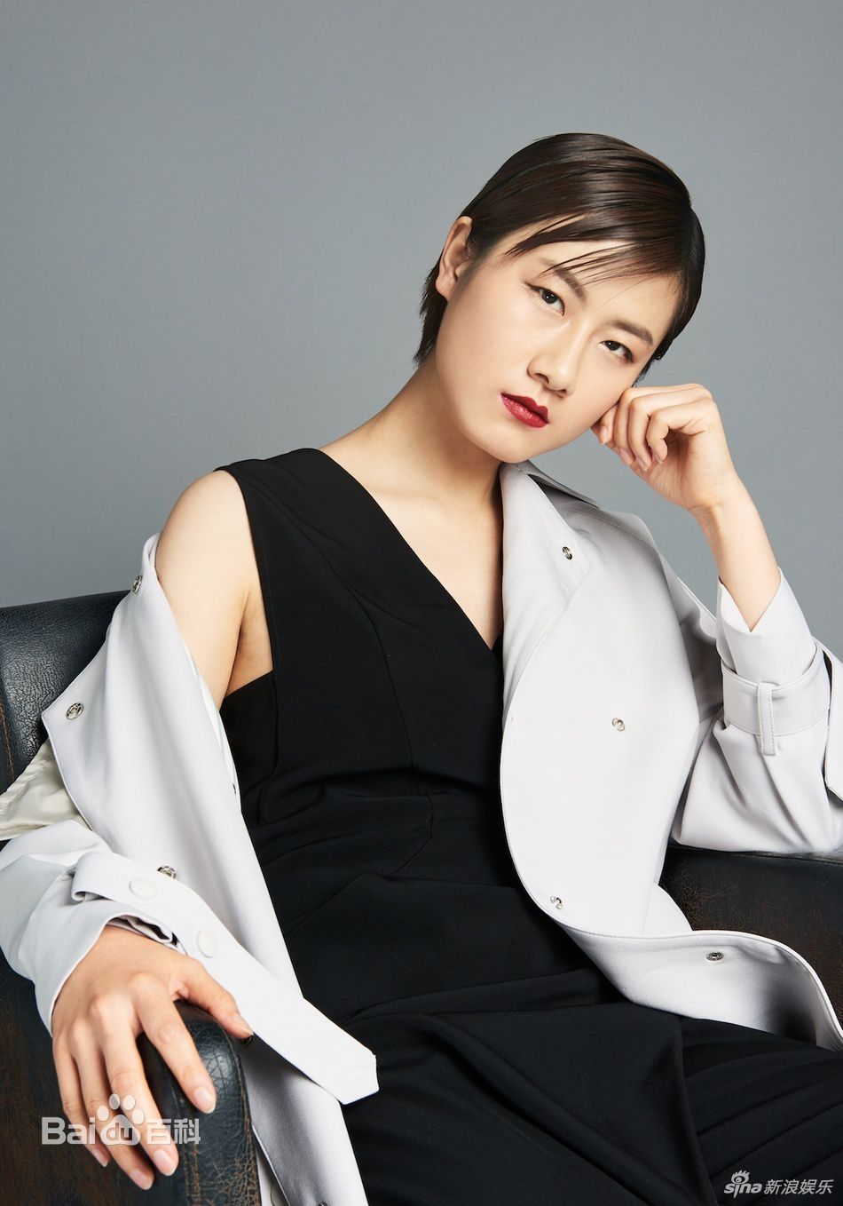 丁宁-时尚大片前后照片