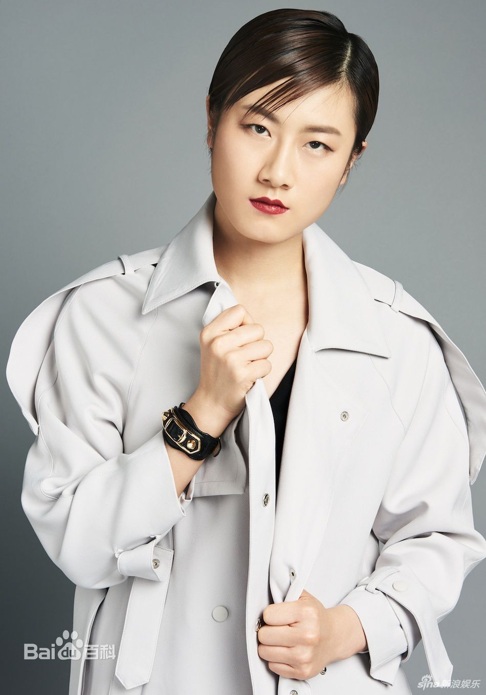 丁宁-时尚大片前后照片