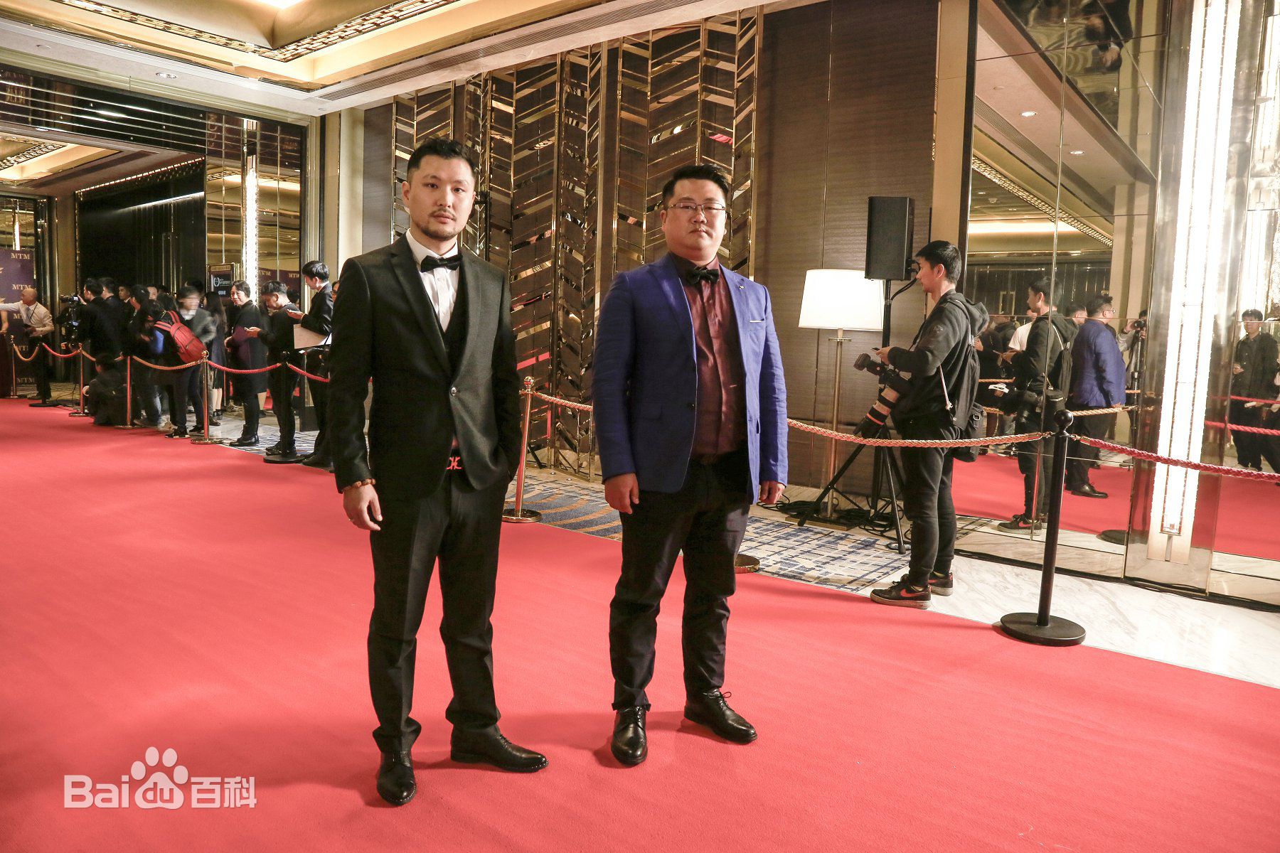 许文琦电影节现场前后照片