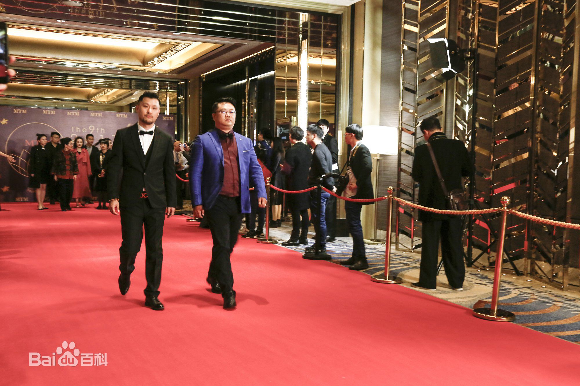 许文琦电影节现场前后照片