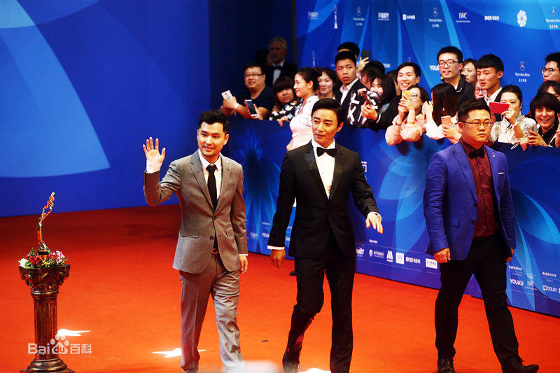 许文琦电影节现场前后照片