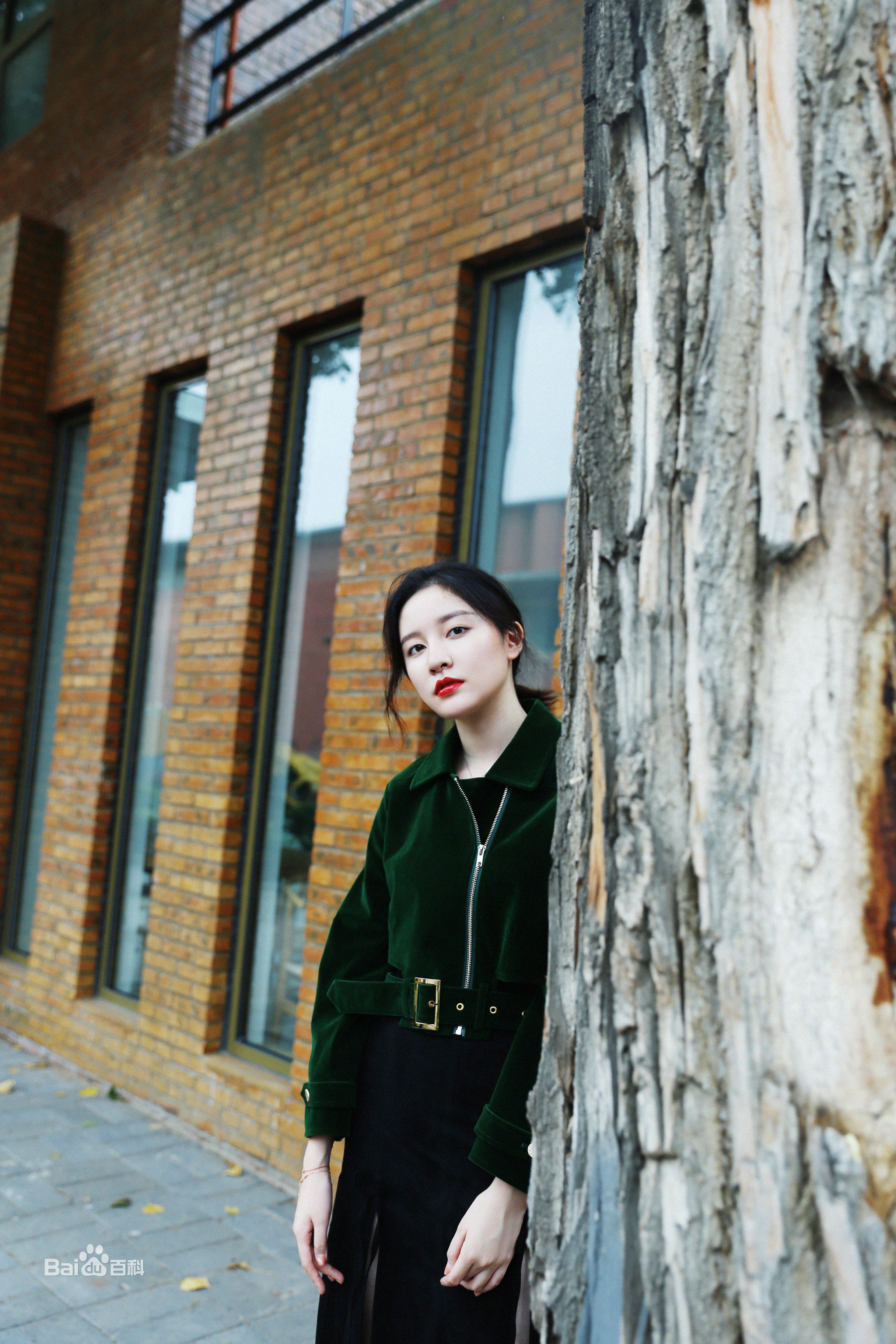 崔心心深秋街拍素颜照相册