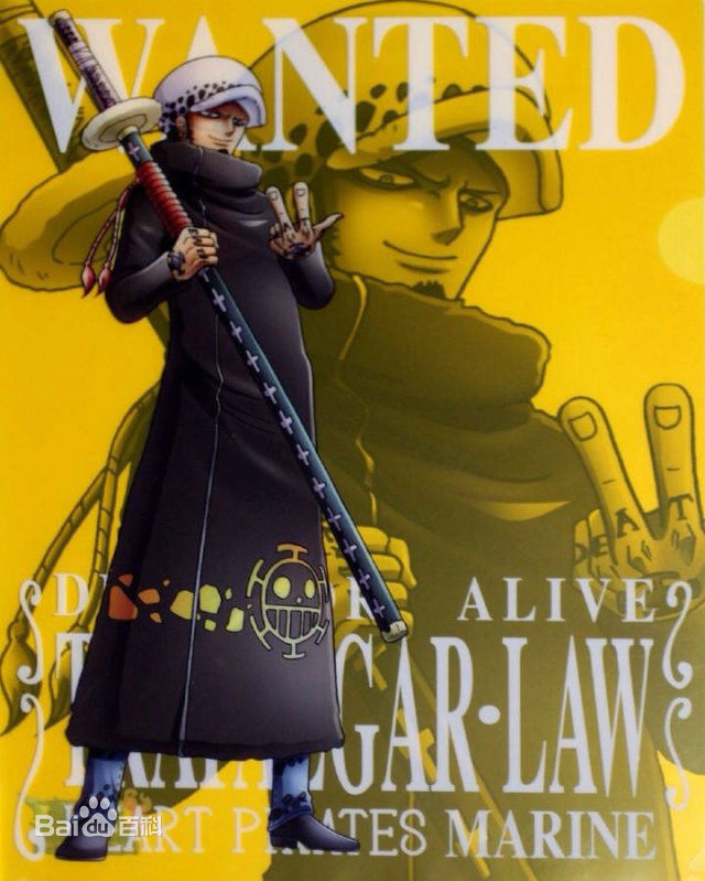 特拉法尔加·罗（特拉法尔加·D·瓦铁尔·罗）(Trafalgar Law（Trafalgar D Water Law）<br>トラファルガー ロー（トラファルガー D ワーテル ロー）)特拉法尔加·罗前后照片