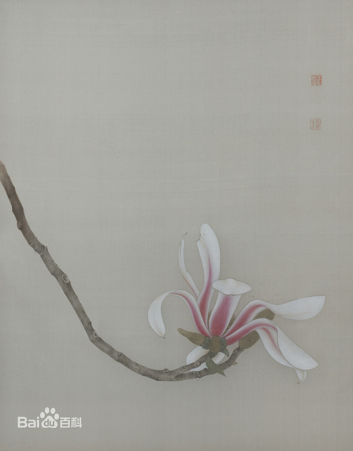 王永利工笔人物作品前后照片