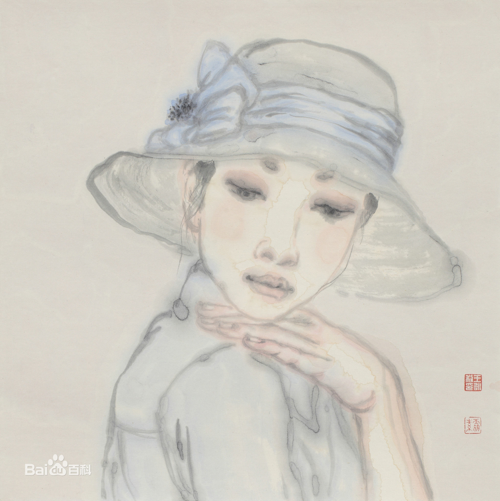 王永利水墨人物作品系列四素颜照相册