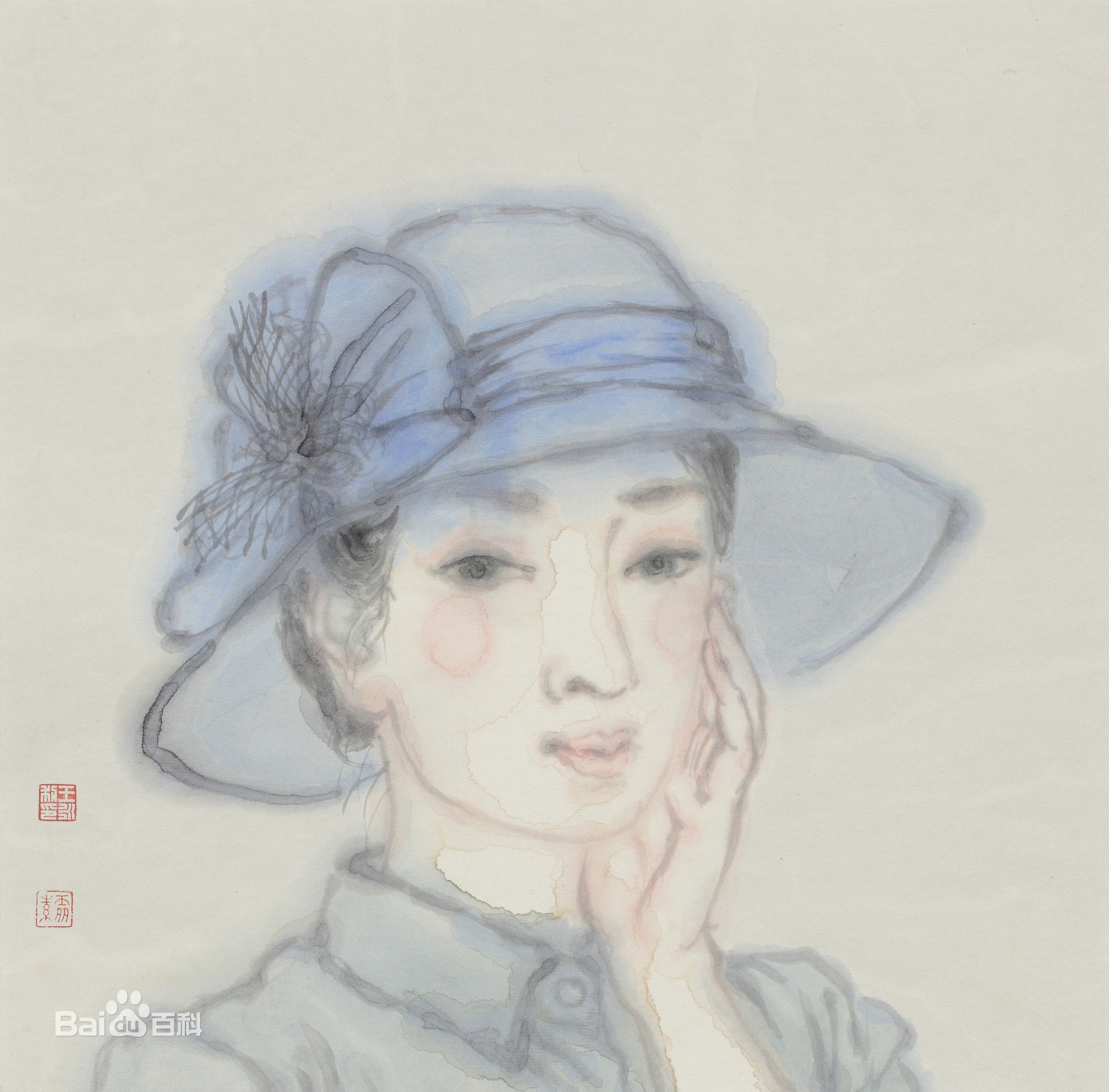 王永利水墨人物作品系列四素颜照相册