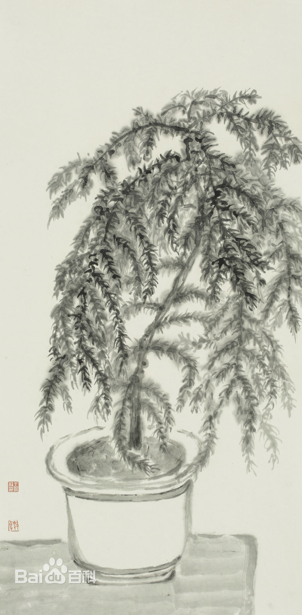 王永利水墨花鸟作品壁纸壁纸