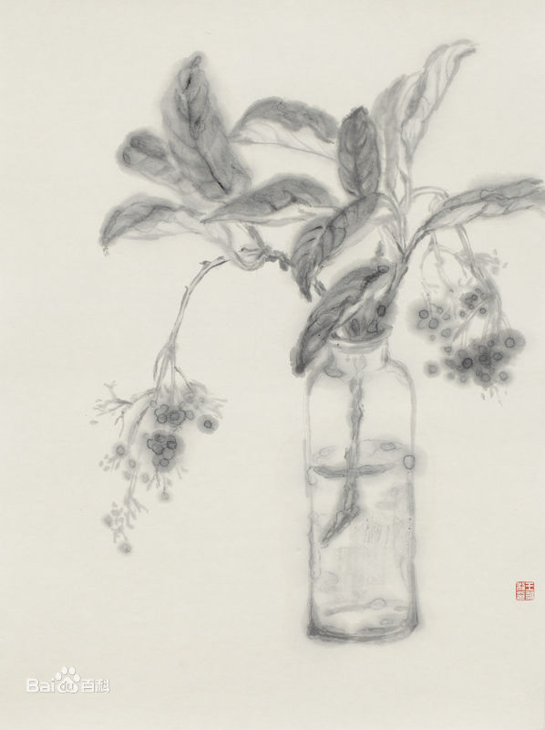 王永利水墨花鸟作品壁纸壁纸