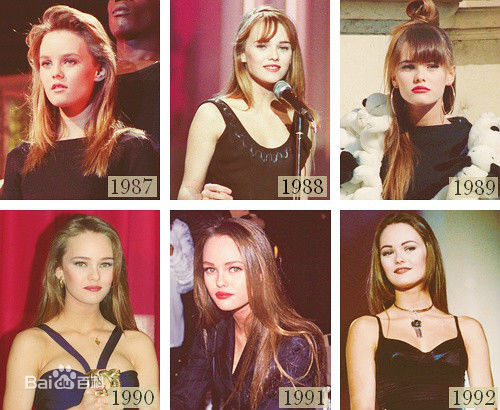 凡妮莎·帕拉迪斯(Vanessa Paradis)年轻时的图册