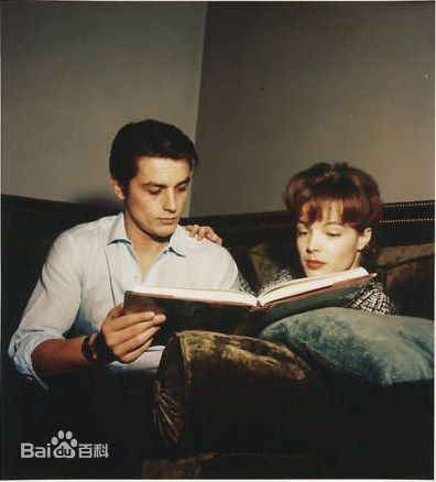 罗密·施奈德(Romy Schneider)与阿兰·德龙素颜照相册