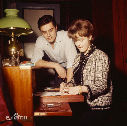 罗密·施奈德(Romy Schneider)与阿兰·德龙素颜照相册