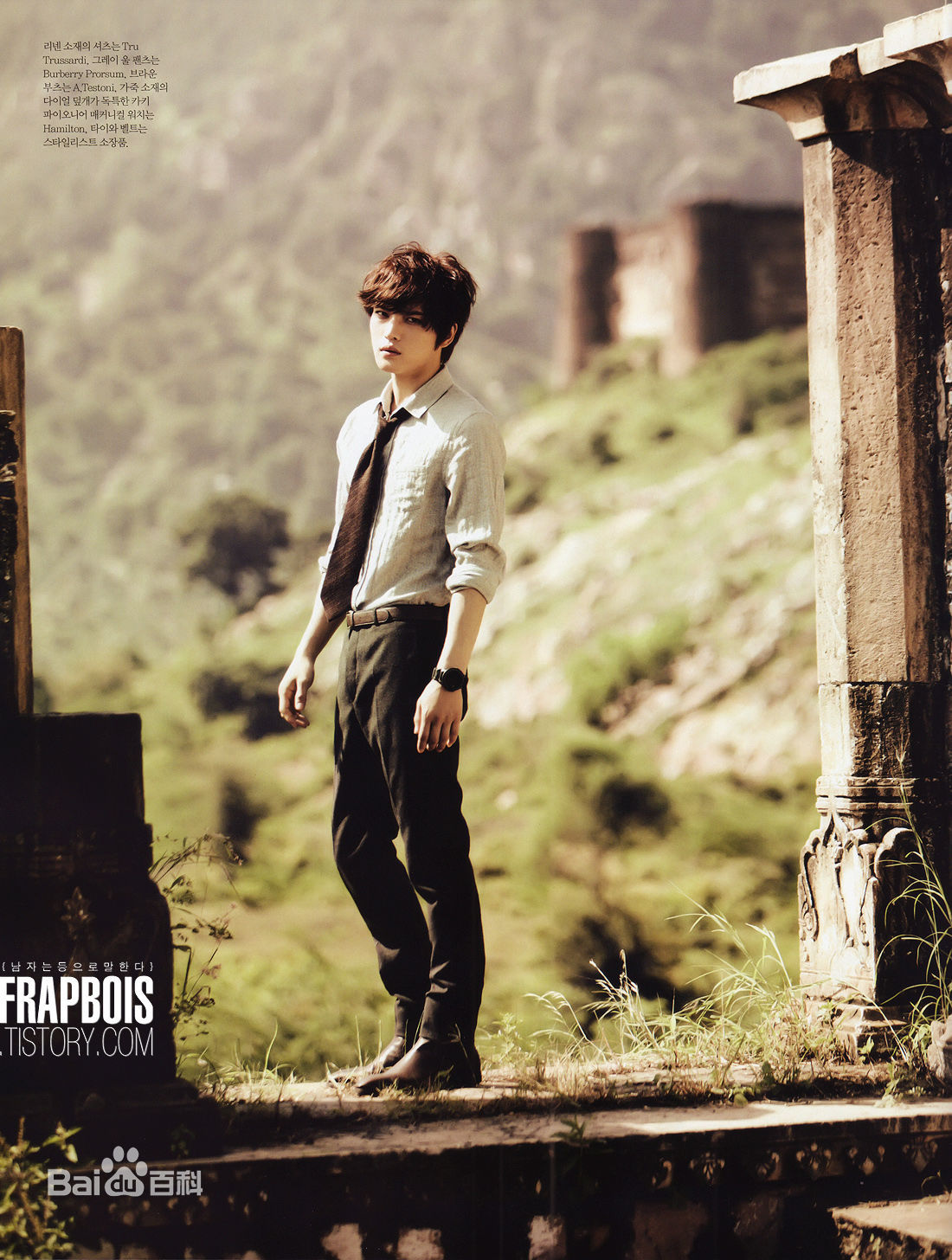 精选金在中(キム ジェジュン、Kim Jae Joong、Kim Jae Jung、JeJung、J-JUN)在《ELLE》中的图册