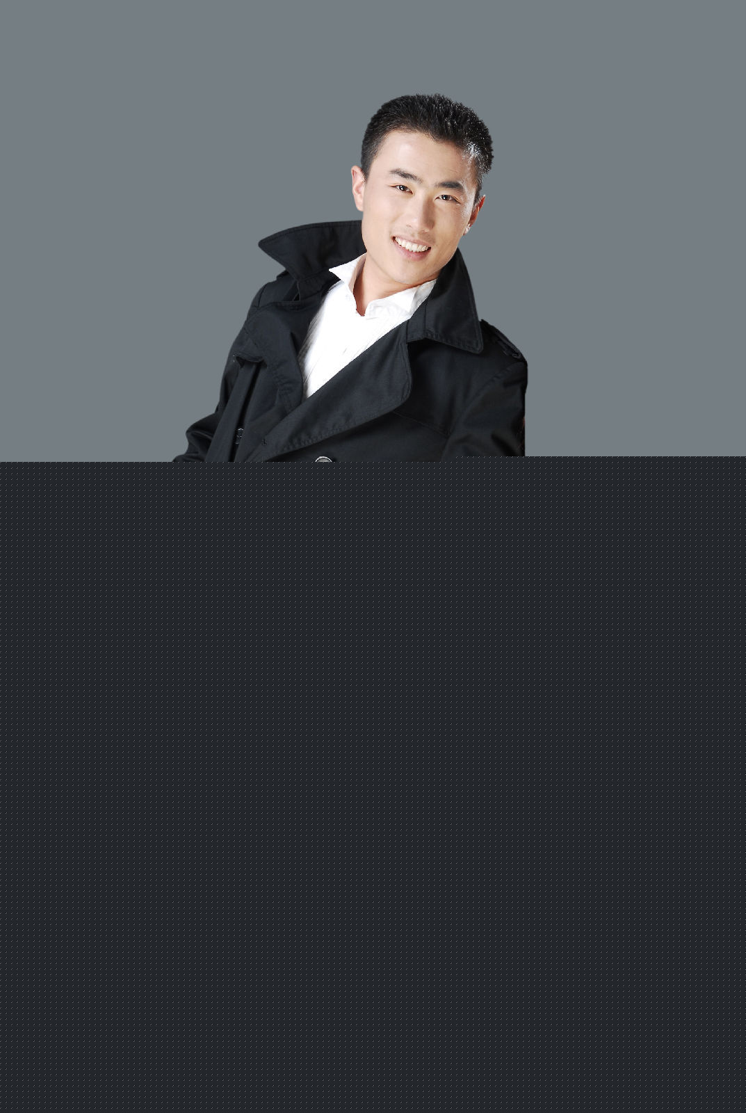 池瑞波服装广告模特 前后照片