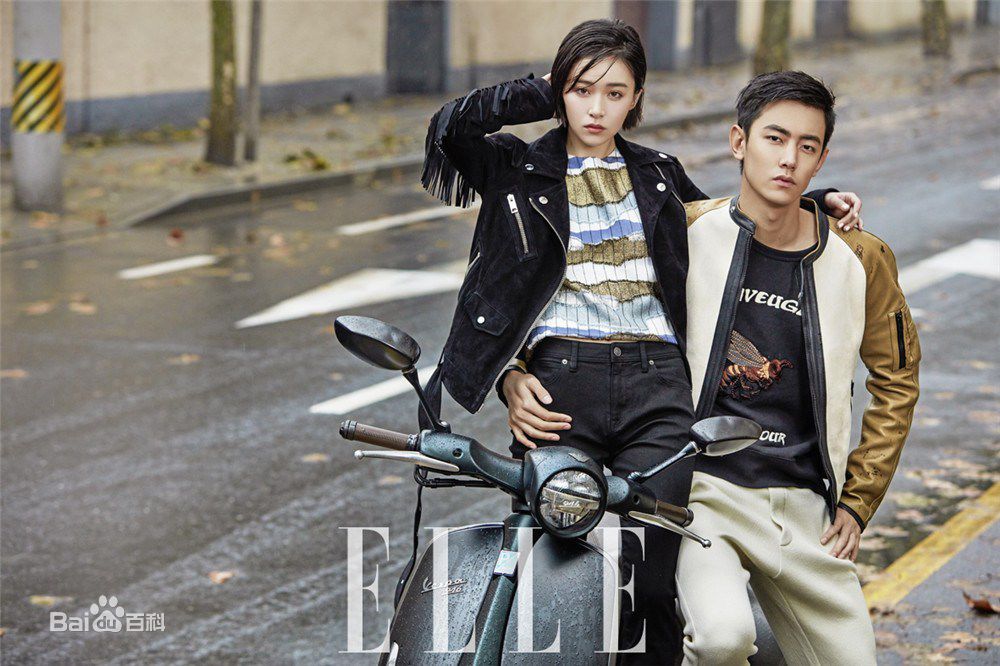 纪凌尘在《ELLE》中的