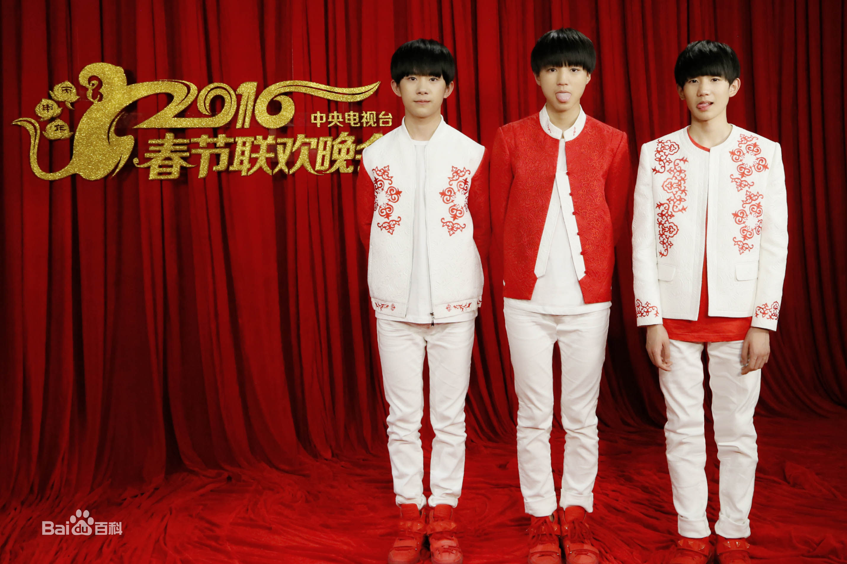 加油男孩组合(TFBOYS)参与活动素颜照壁纸