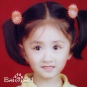 杨柳(Olivia)小时候前后照片